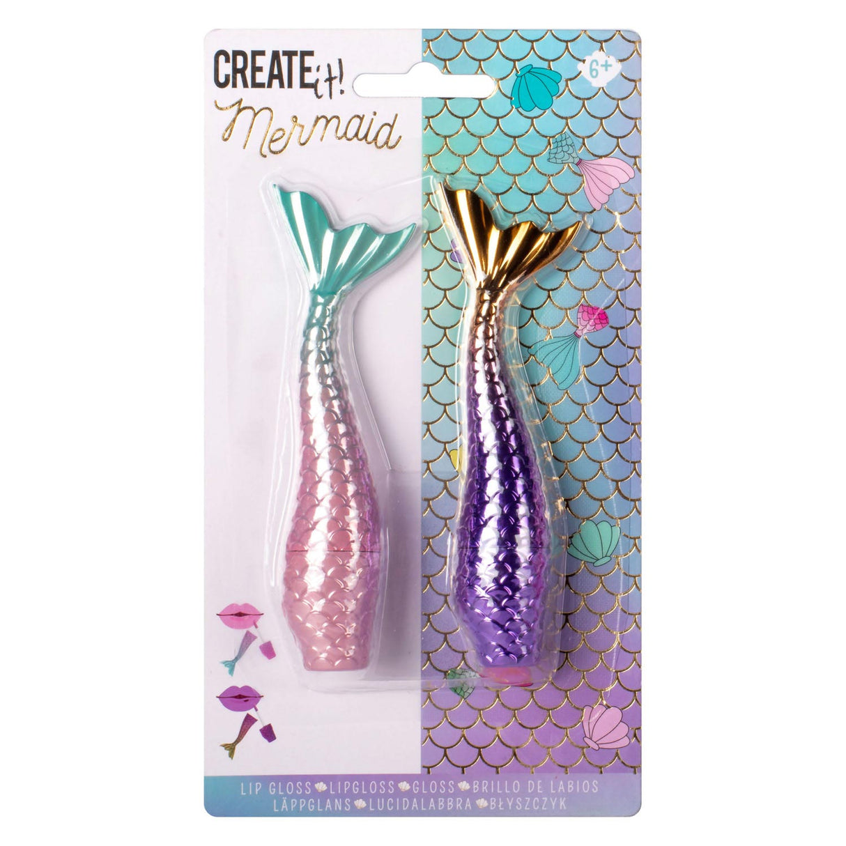 Canenco Mermaid Lip Gloss, 2 pcs.