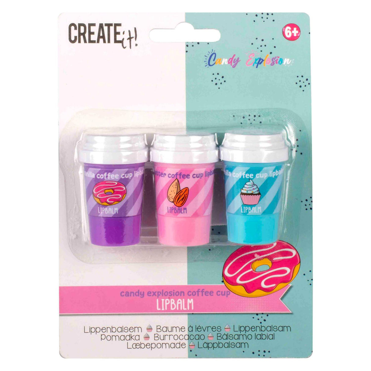 Erstellen Sie es! Süßigkeiten Explosion Lippenbalsam, 3..