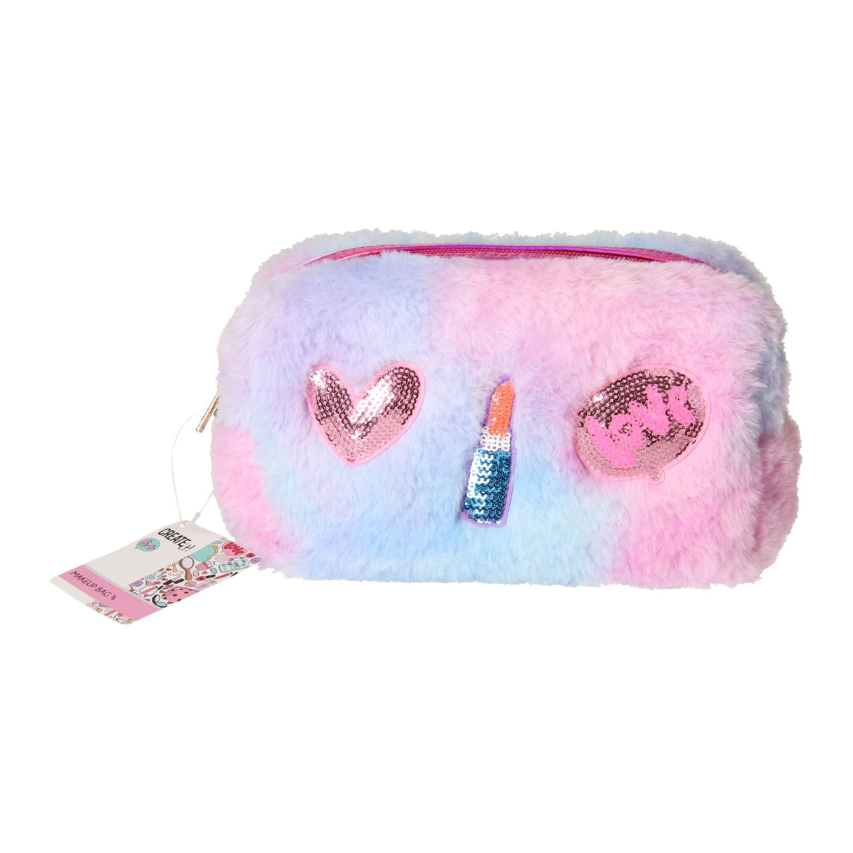 Erstellen Sie es! Make-up-Tasche pelzig