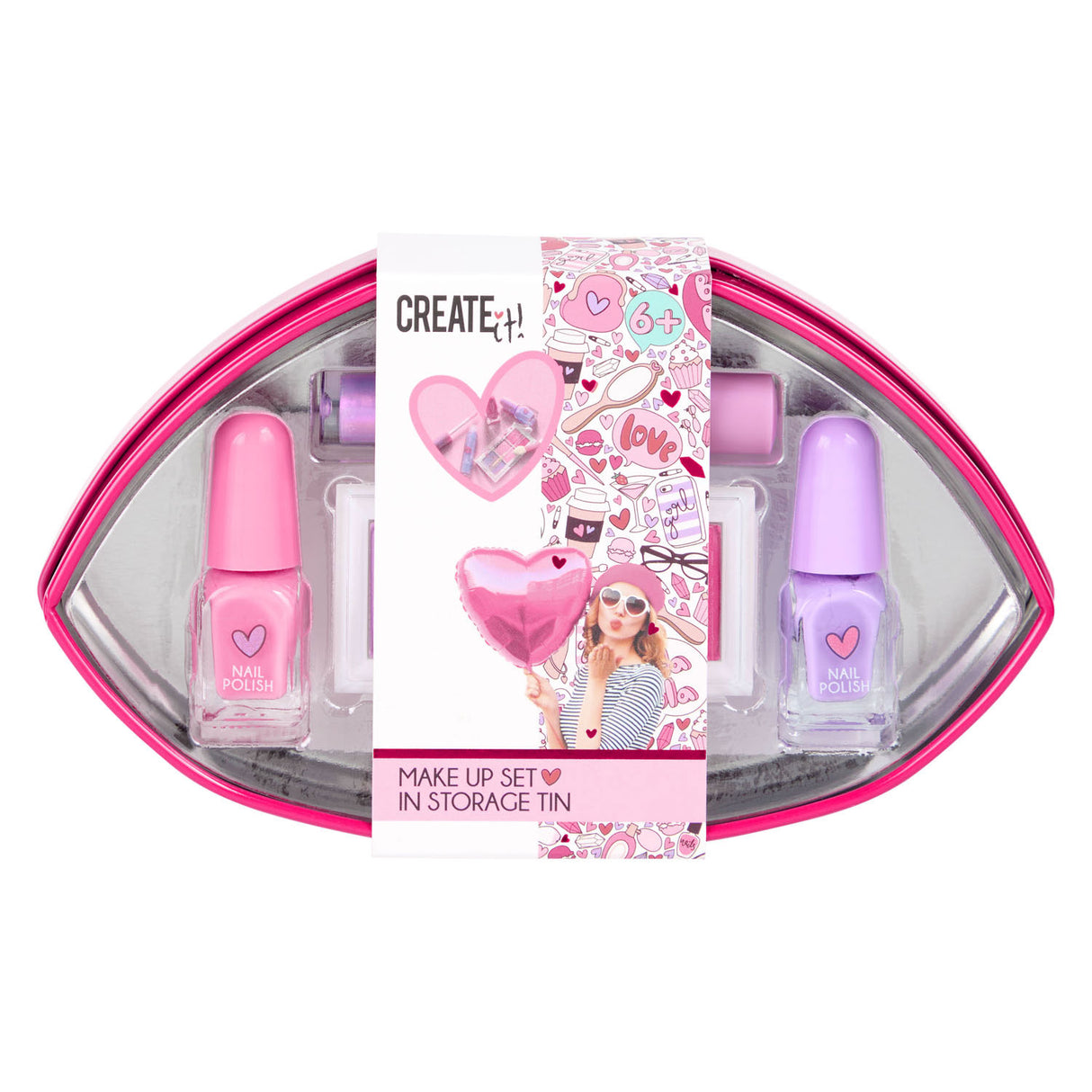 Create it! heart makeup set in lip look