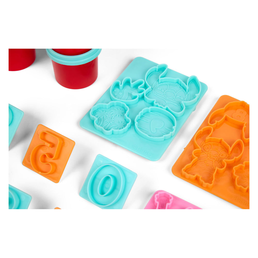 Canenco Stitch Clay Set with Numbers - 6 Clay Pots