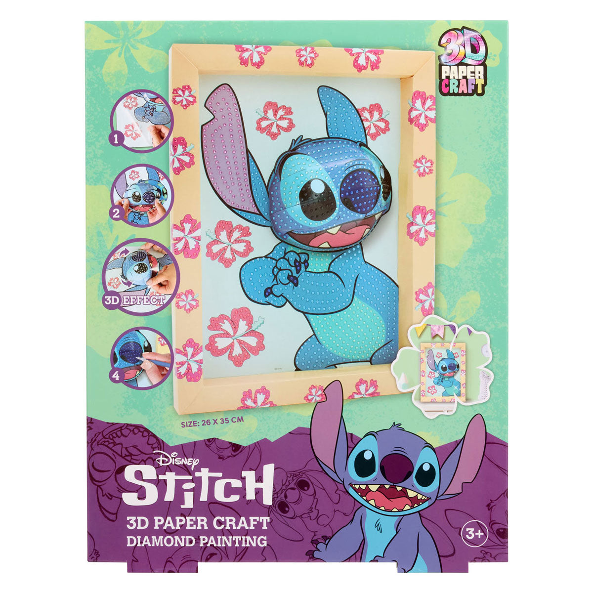 Canenco stitch 3d diamond painting craft set