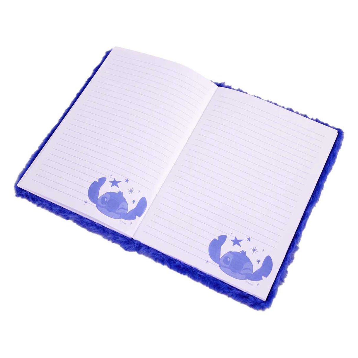 Canenco stitch plush notebook dark blue