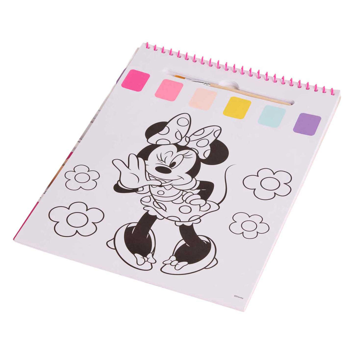 Livre de peinture à l'eau Canenco Minnie Mouse - incl. brosse