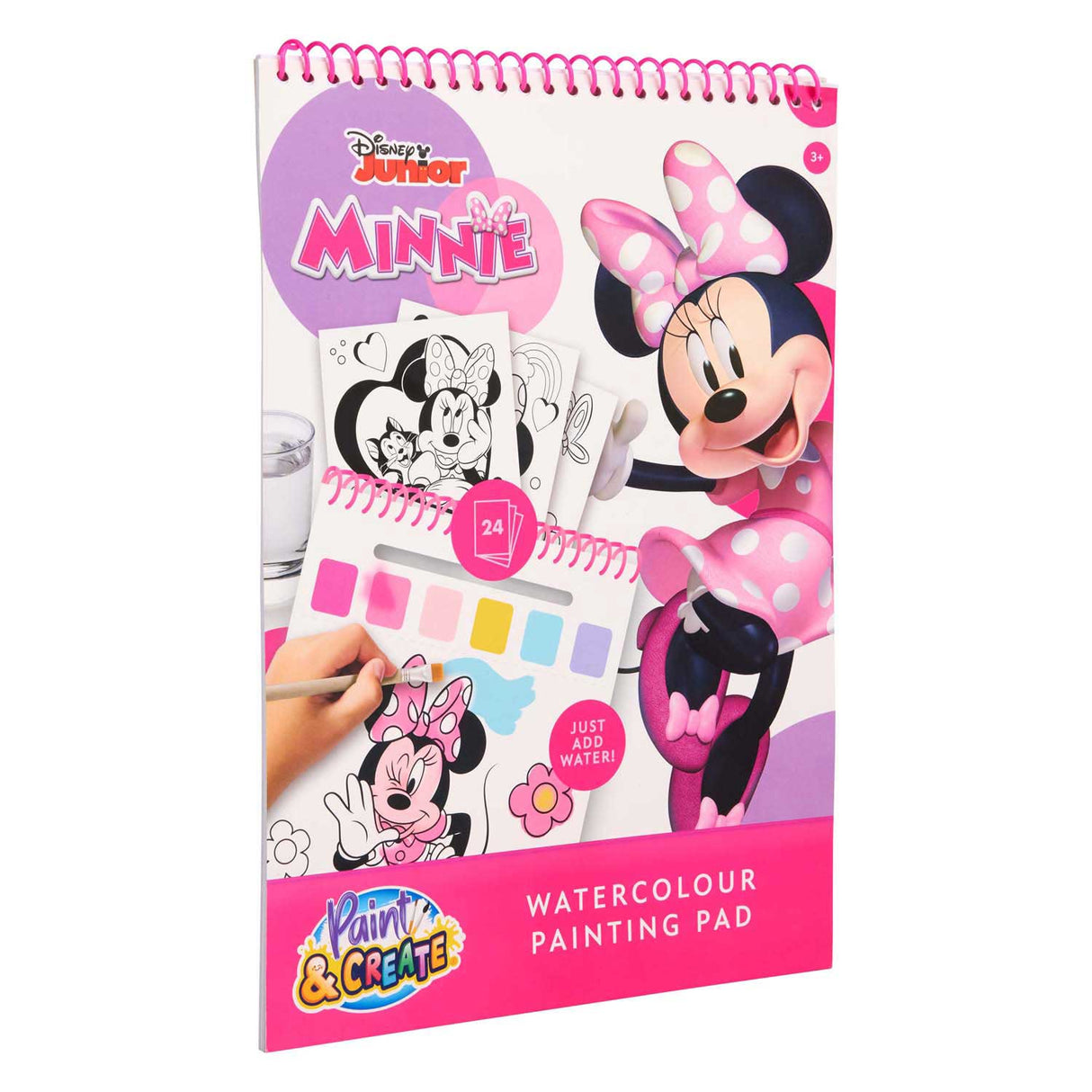 Livre de peinture à l'eau Canenco Minnie Mouse - incl. brosse