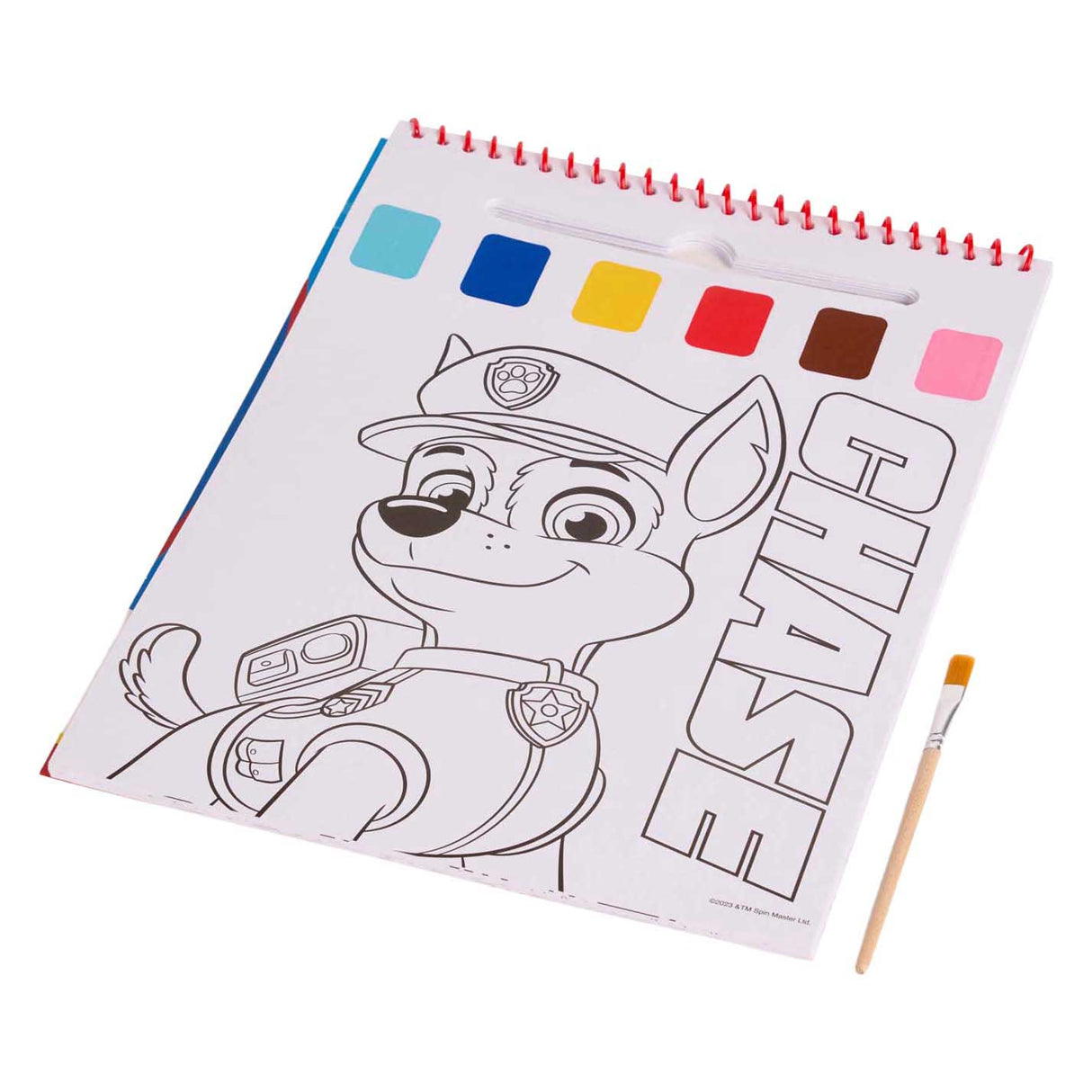 Canenco Paw Patrol Watercolour Paint Set Book - Incl. Brush