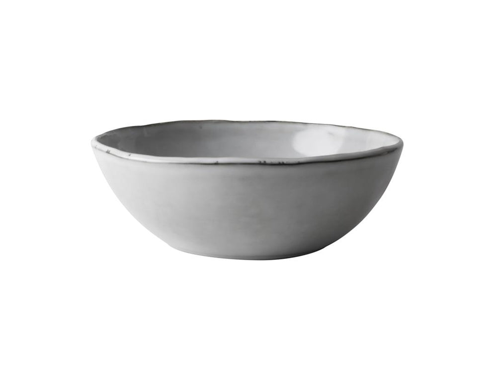 Dutch rose organic bowl 23cm gray 2 pcs