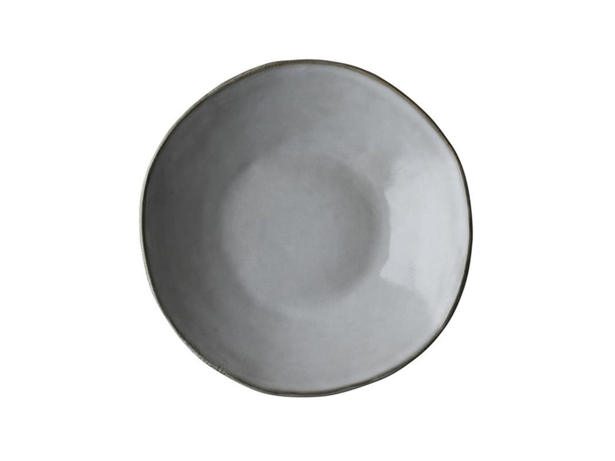 Dutch rose organic diep bord grijs 4st