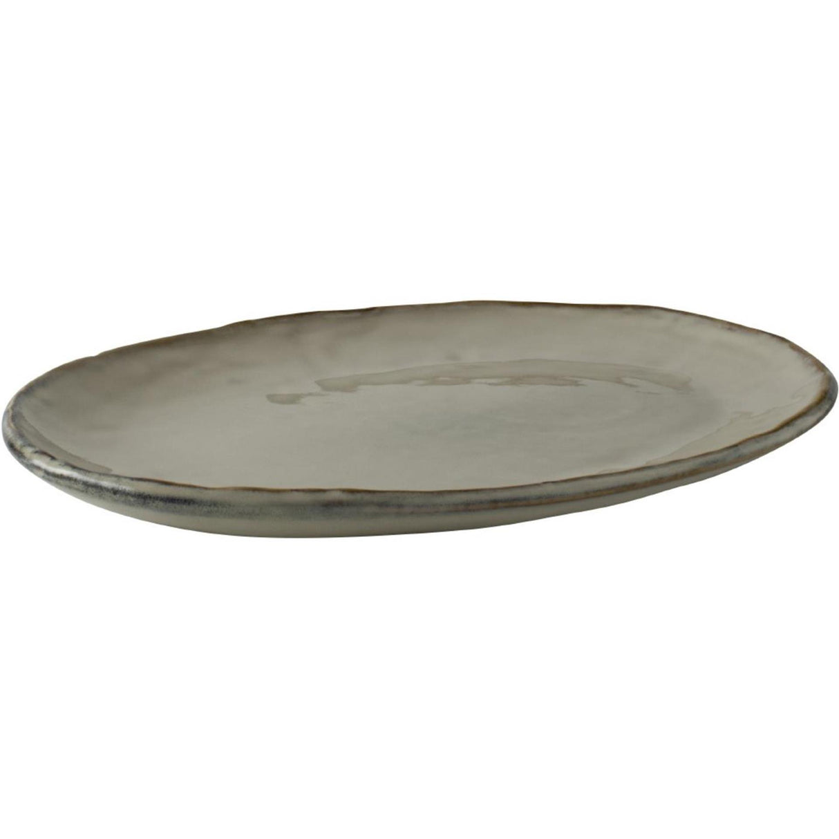 Dutch rose ovale schaal creme 40x28cm