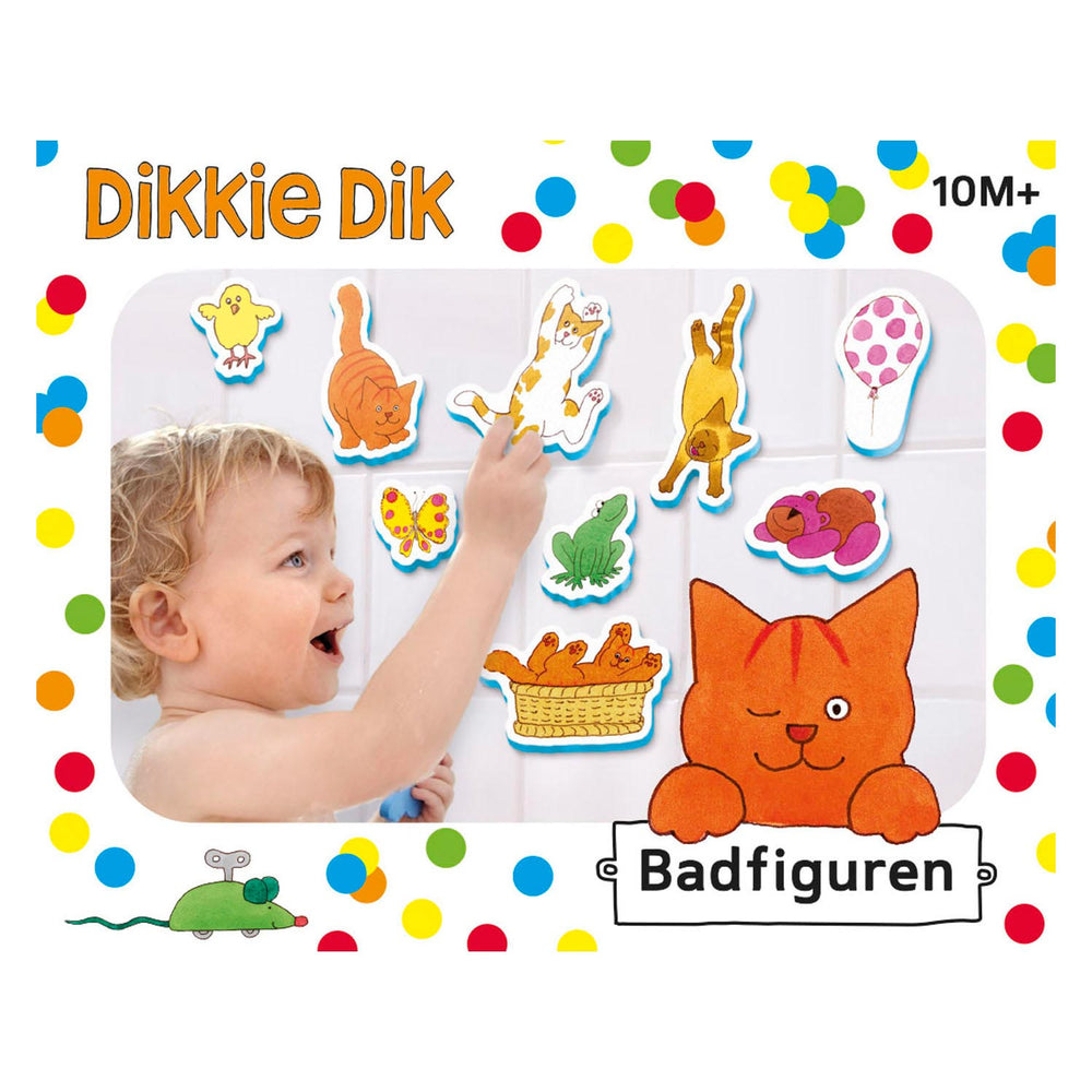 Totum dikkie dik badcijfers, 10st.