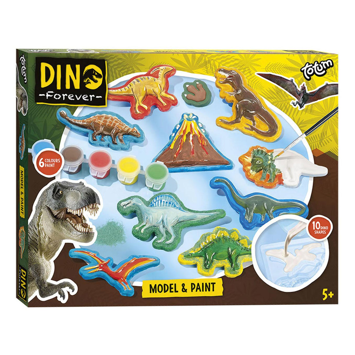 Totum Dino Forever - Playing and festészet gipsz