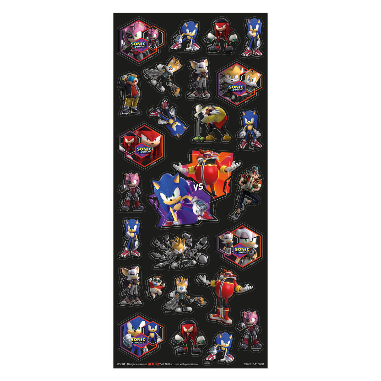 Totum Sonic Super Sticker Set