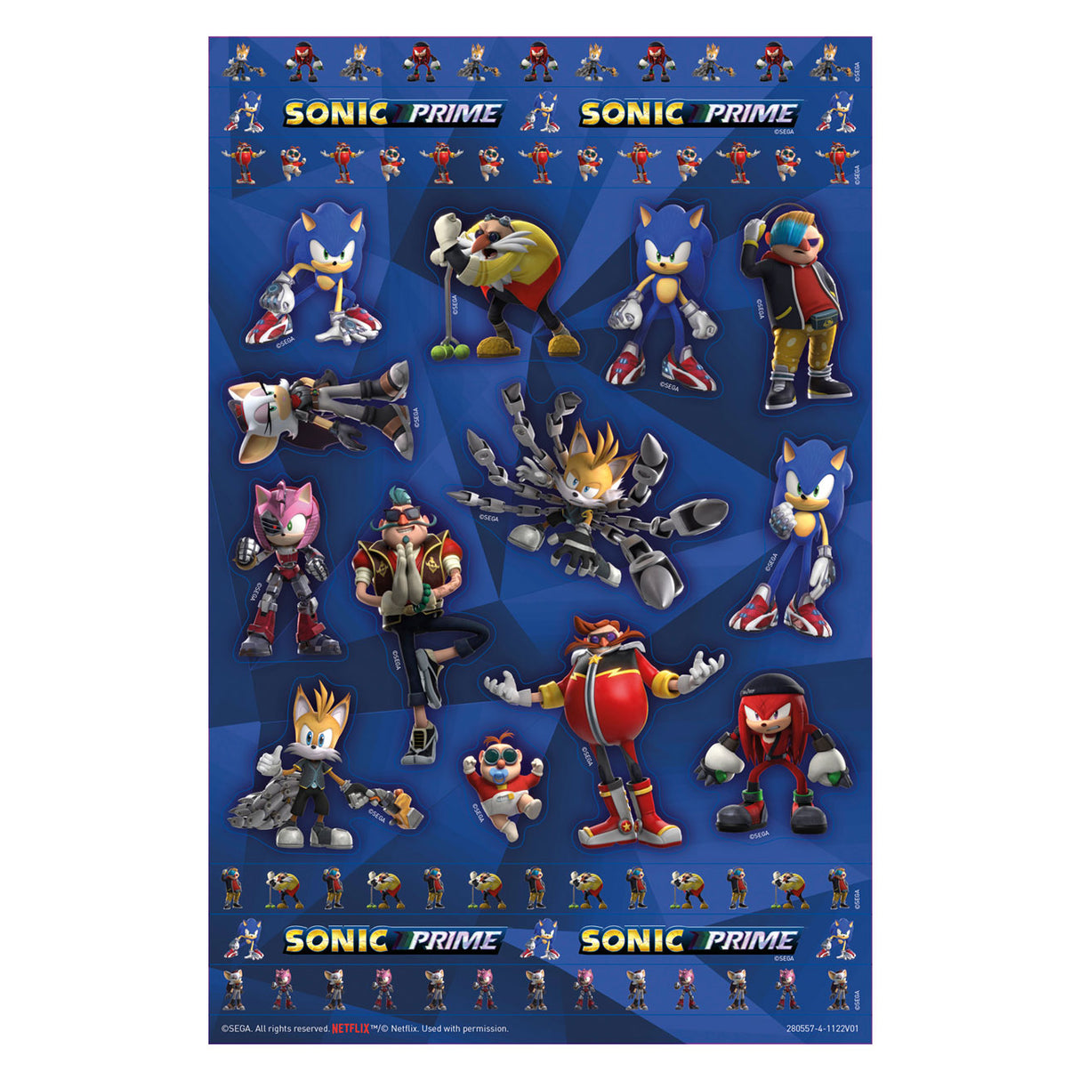 Totum Sonic Super Sticker Set