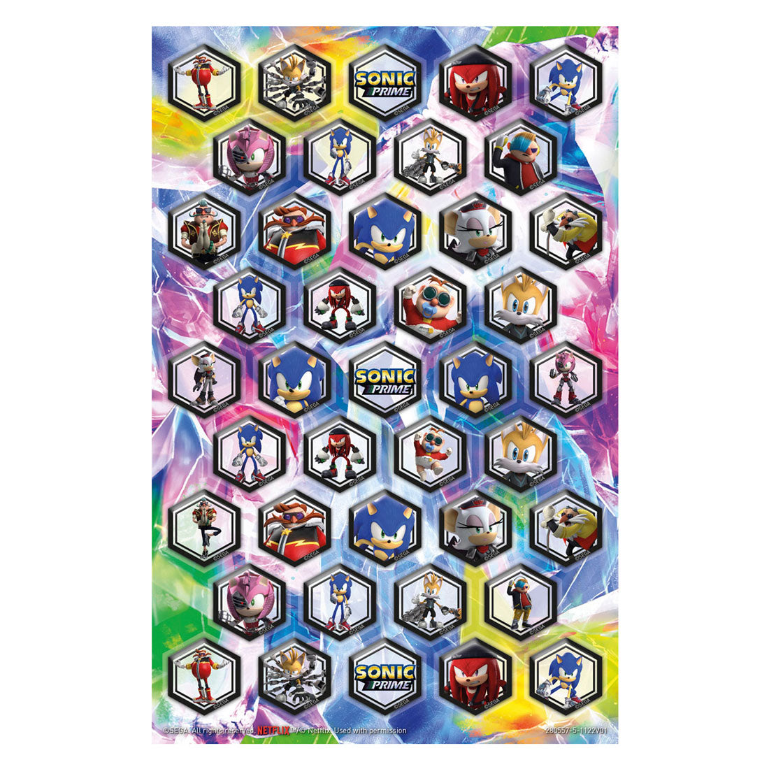 Totum Sonic Super Sticker Set