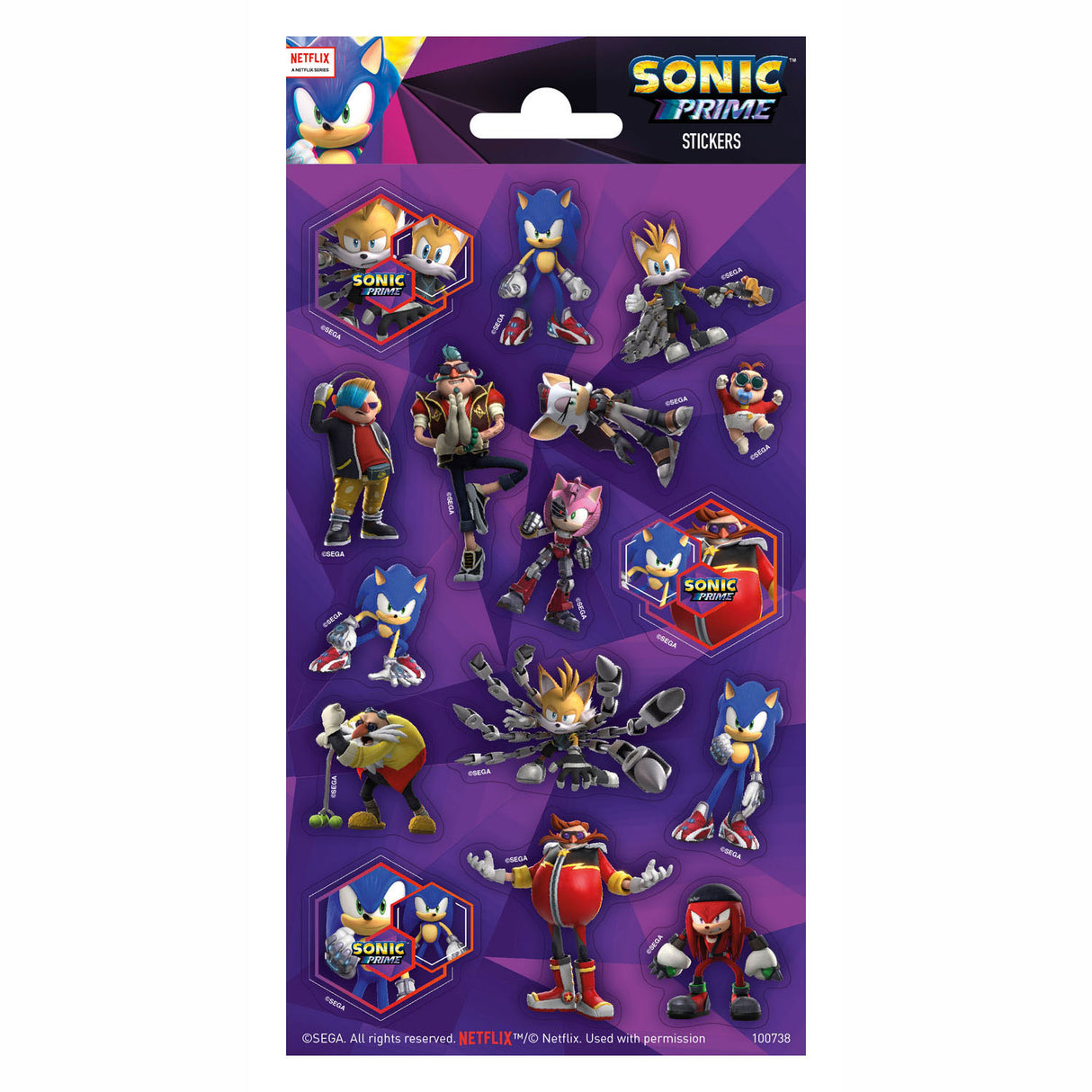 Totum sticker sheet twinkle sonic