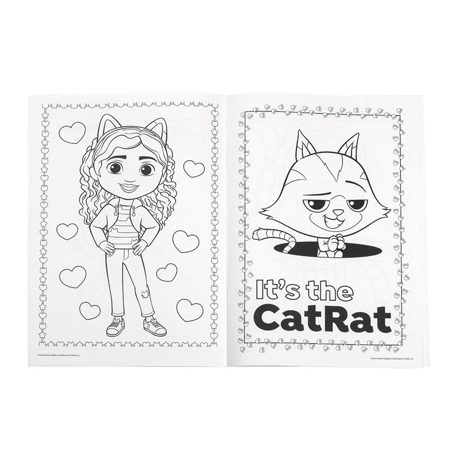 Totum Gabby's Dollhouse Coloring Book