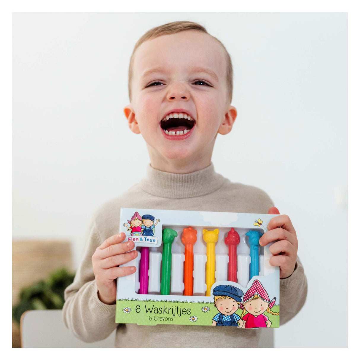 Voskové pastelky Bambolino hračky fien teun