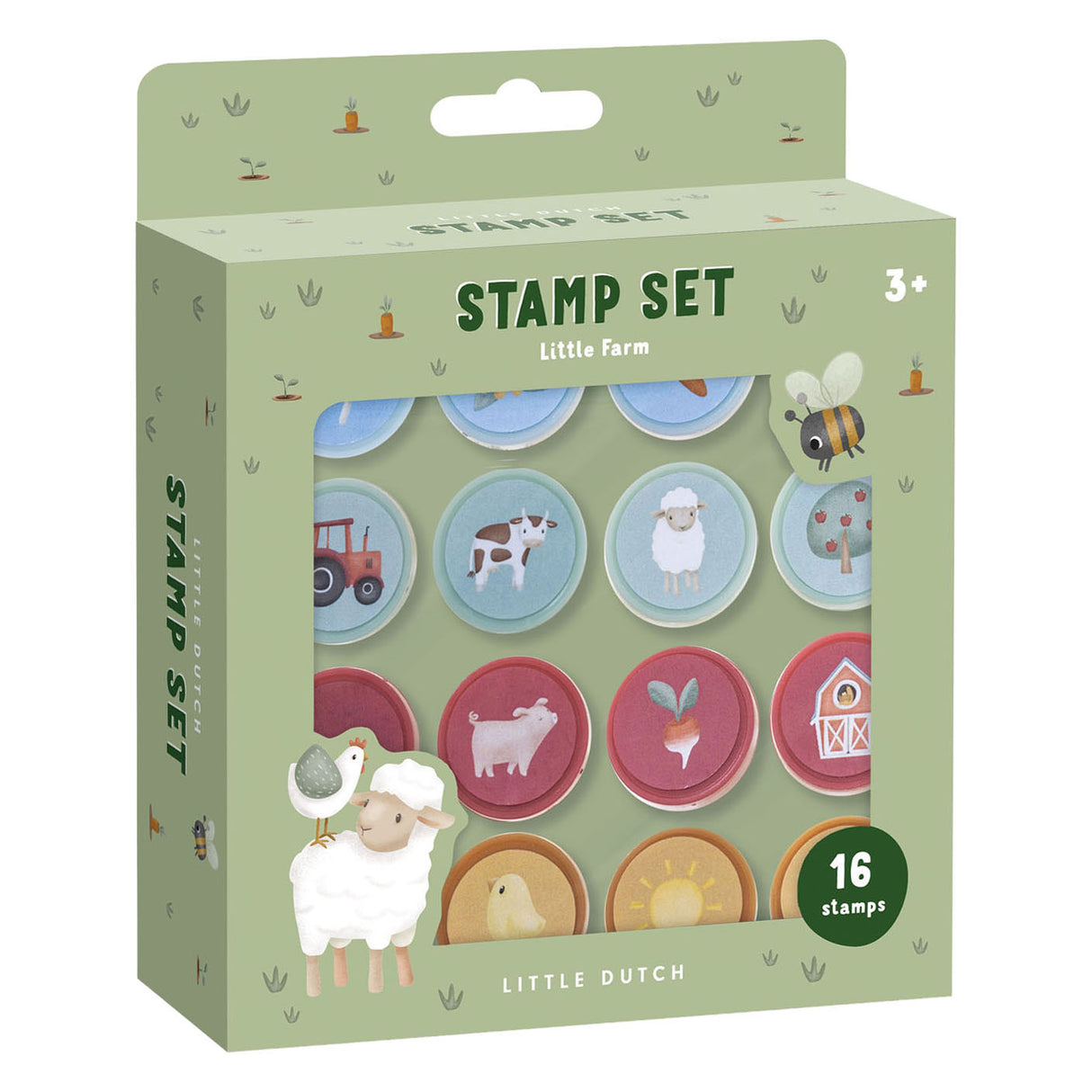 Bambolino toys little dutch stempels little farm - 16st.