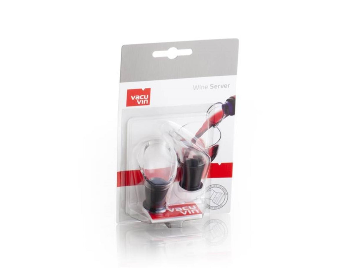 Vacu vin vacuvin servidor de vino cristal 2 piezas