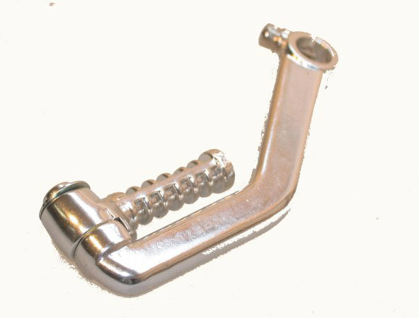 Edge Kickstarter Piaggio Vespa Gilera Scooter 2 Strich 50cc - Aluminium Silber