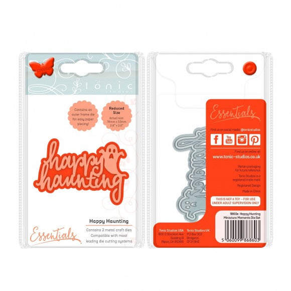 Tonic studios • essentials die set happy haunting