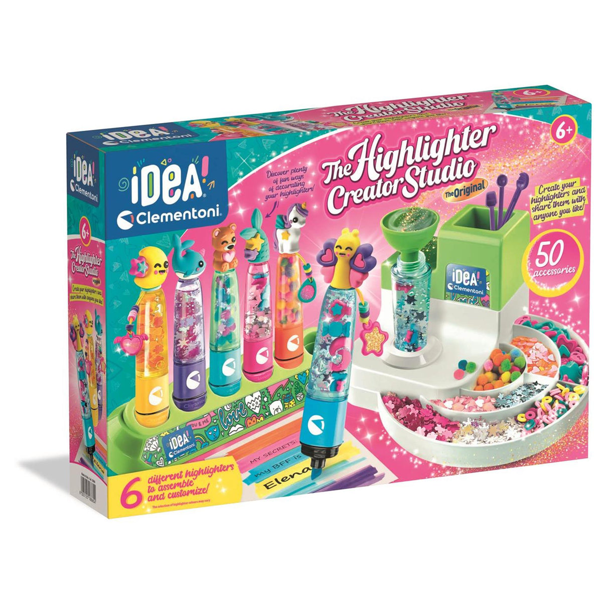 Studio de création de surligneurs idée Clementoni