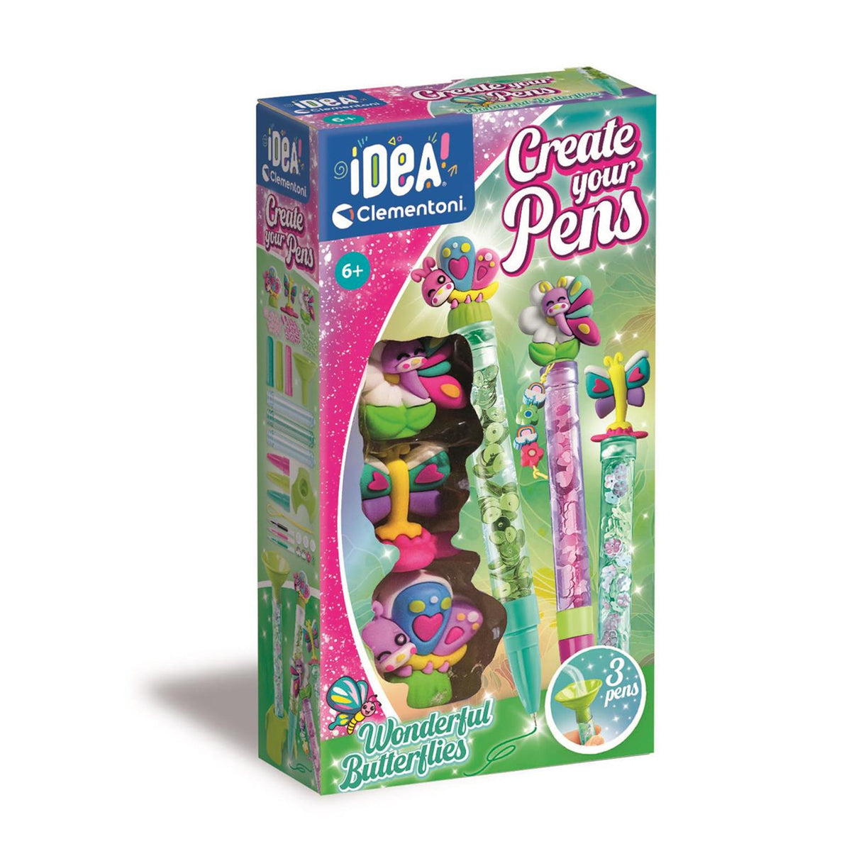Clementoni idea make your own pens - wonderful butterflies