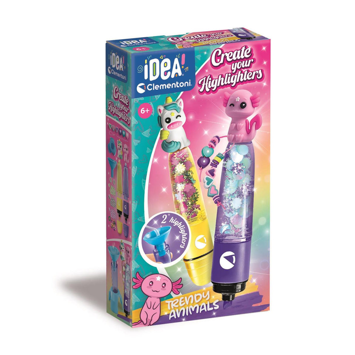 Clementoni idea make your own highlighters - sweet pets