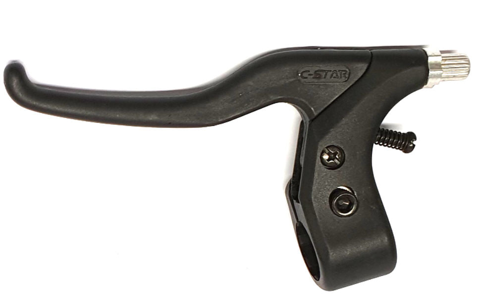 C-Stern-Bremsgriff Rollerbrake links 4-Finger schwarz