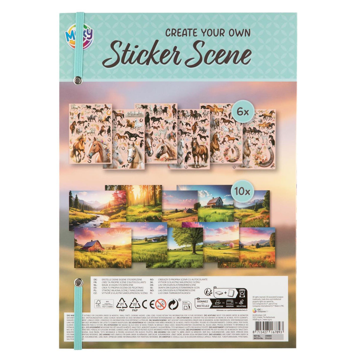 Moxy horses stickerboek a4 200+ stickers