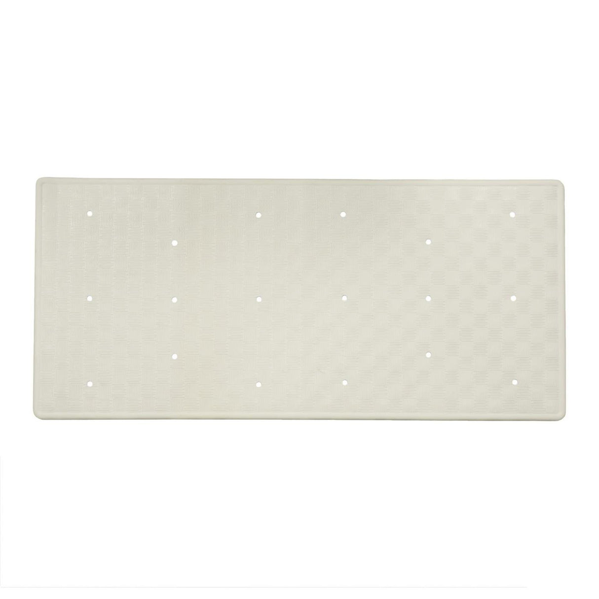 Dutch house bath mat rubber 35x75cm white