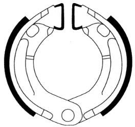 Newfren remsegmentset gf0260 puch p1, zap