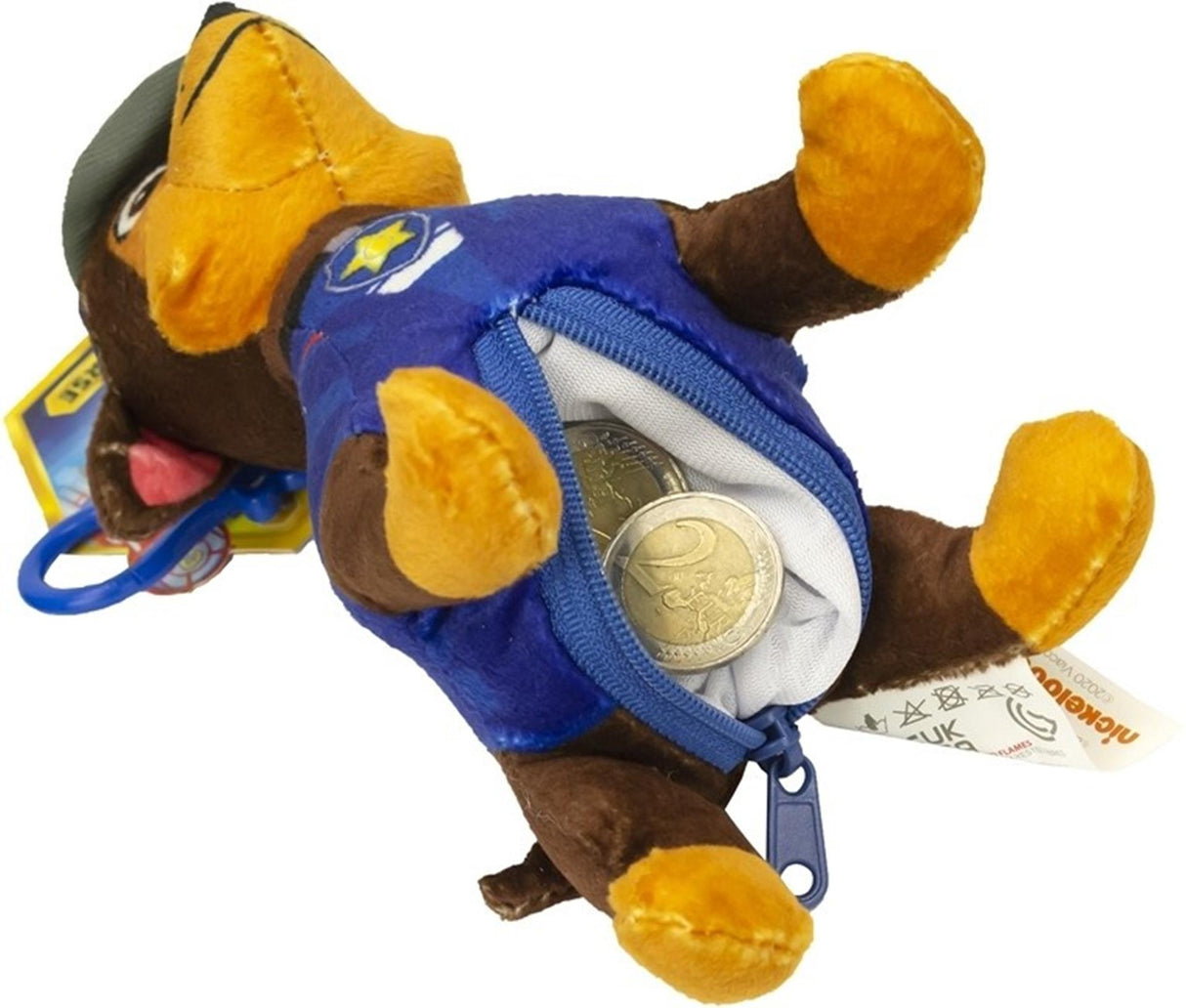Paw patrol pluche portemonnee 15cm