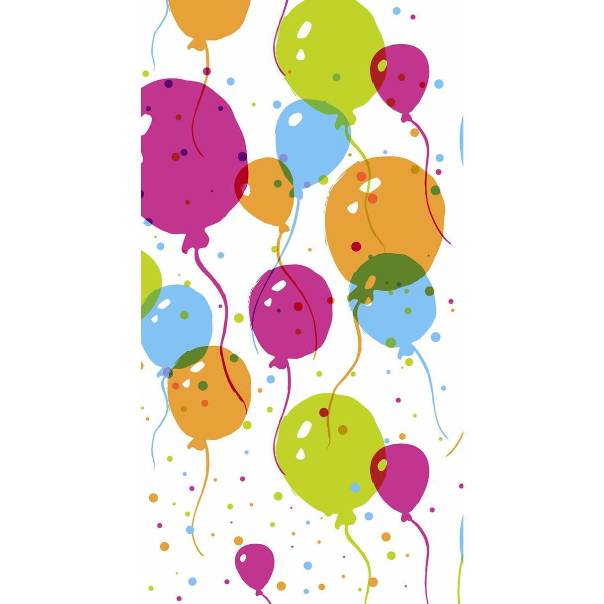 Duni tablecloth splash balloons 120x180 cm