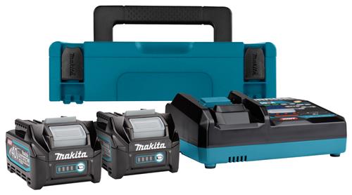 Makita accu startset xgt dc40ra 2xbl4025
