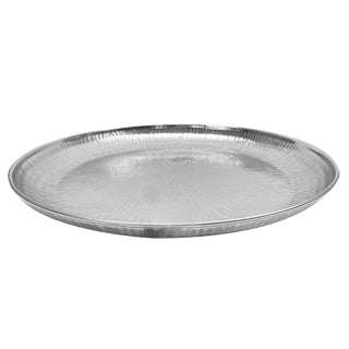 No fire iron sign d40cm silver