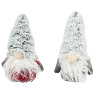 No brand Christmas gnome 20 cm 2 assorted