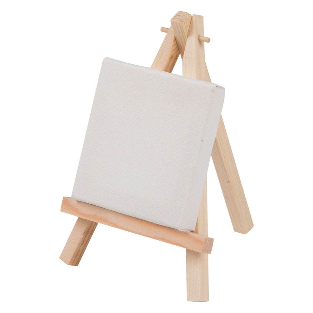 Easel with canvas