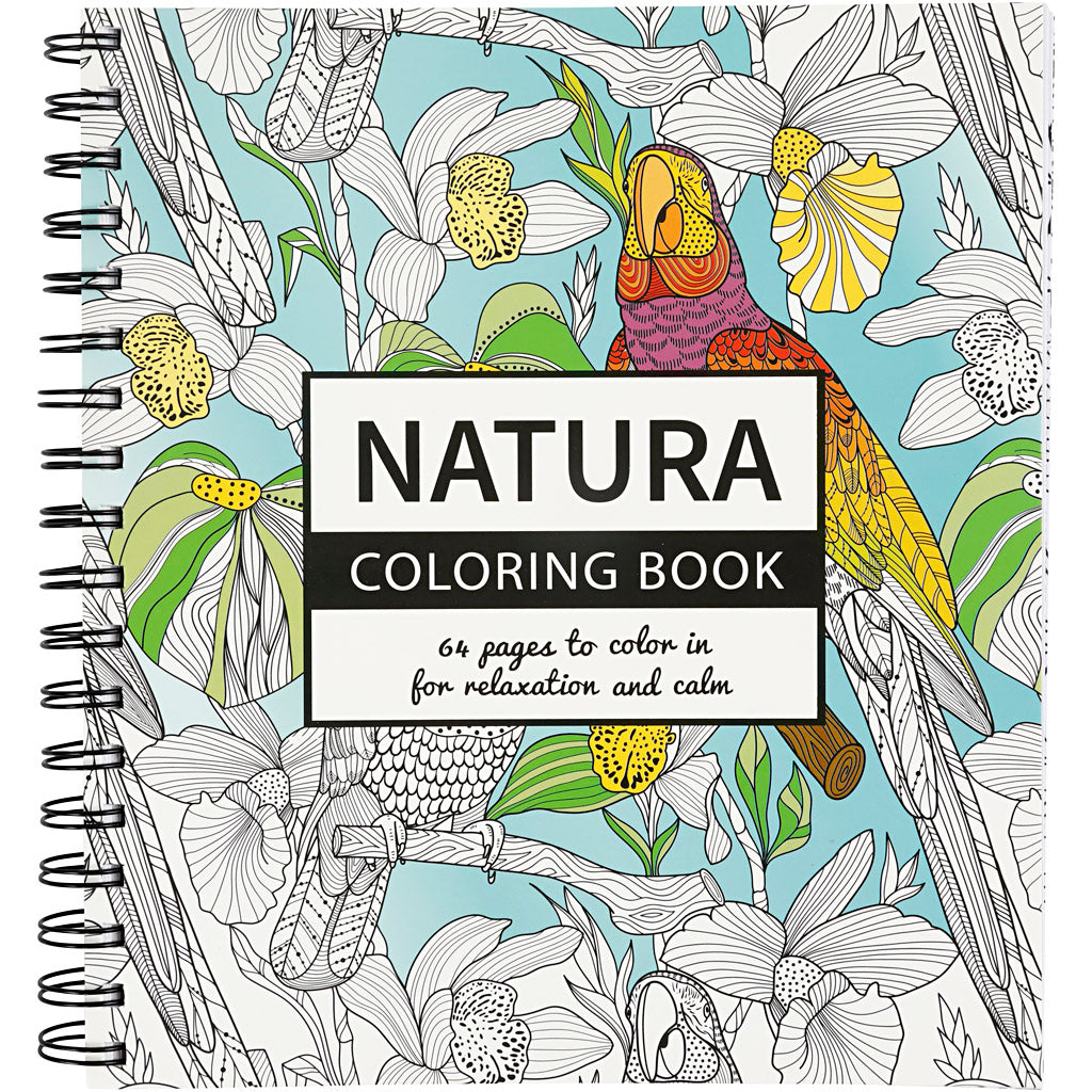 Creativ company coloring book, natura, size 19.5x23 cm, number of pages 64, 1 piece