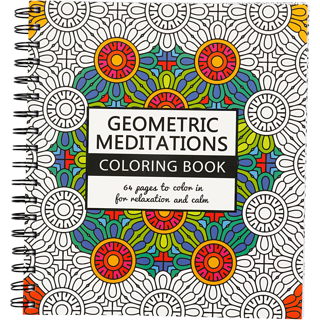 Creativ company coloring book, geometric, size 19.5x23 cm, number of pages 64, 1 piece