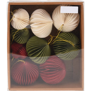 No brand ball paper 80mm set9 hanging decoration