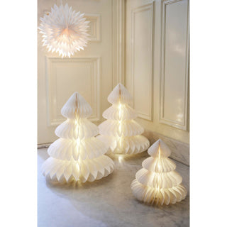 Kaemingk micro led tree paper steady indoor fsc mix 100% dia24cm x h.28cm