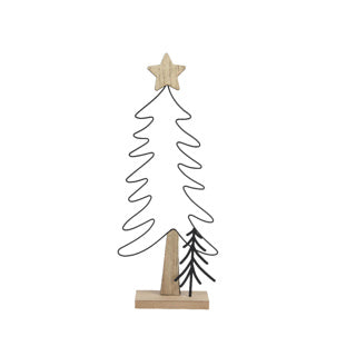 Kaemingk tree iron.17.5cm x w.6cm x h.43.5cm