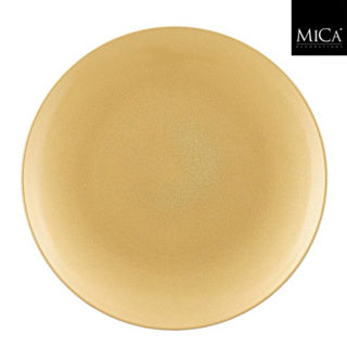 Edelman Mila decorative plate recycled plastic gold h2xd40cm