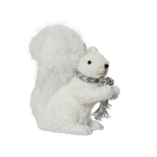 Scoiattolo in poliestere L.20cm x L.11cm x H.24cm