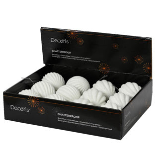 Christmas ball on wire foam 2assdia8cm
