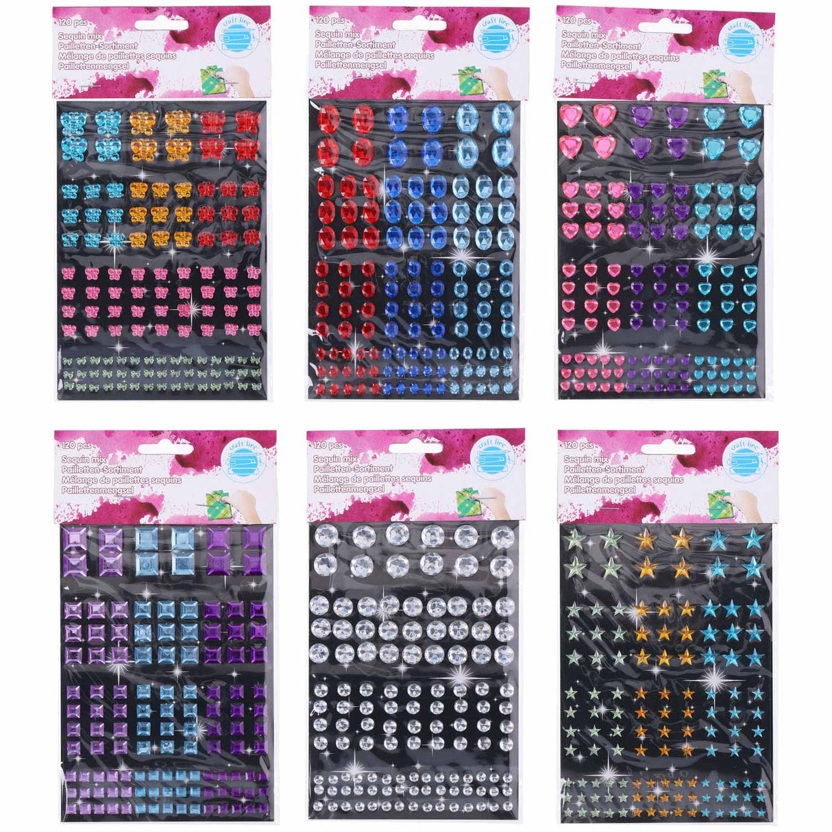 Diamond Stickers, 120st.