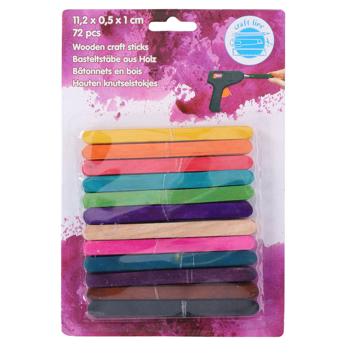 Fa kézműves botok, 72..