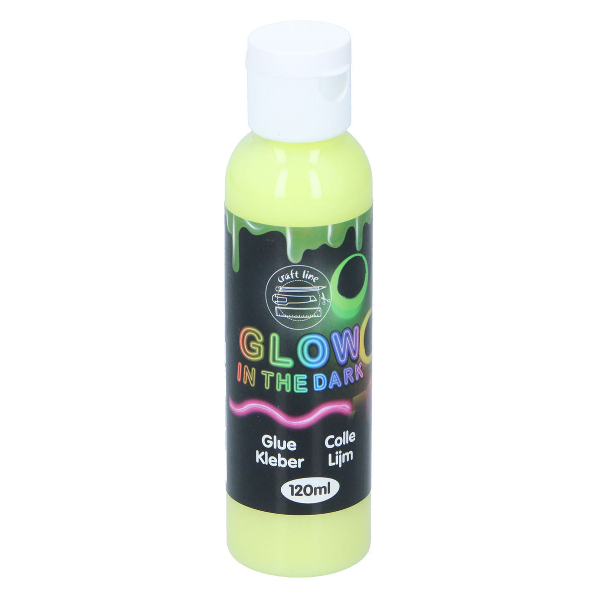 Glow in the dark glue, 120ml