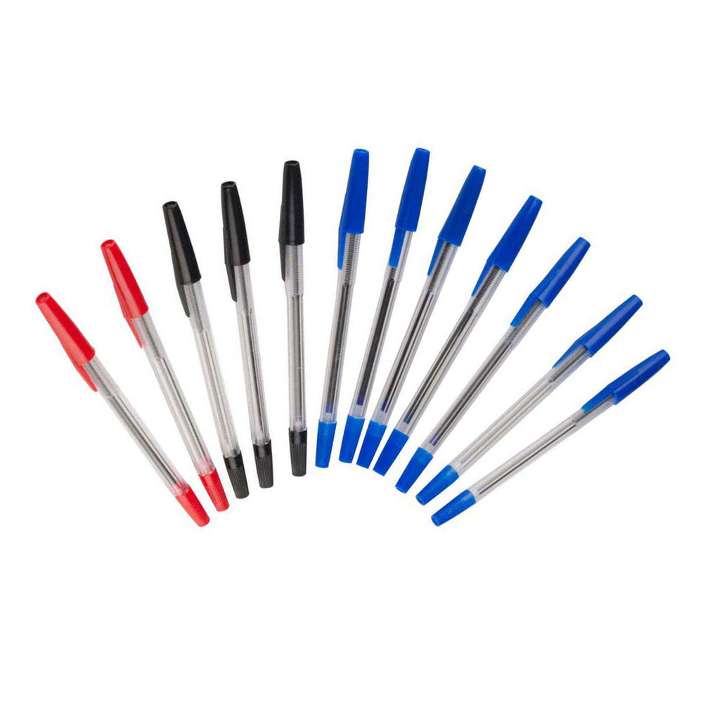 Ballpoint pens colored, 10 pcs.